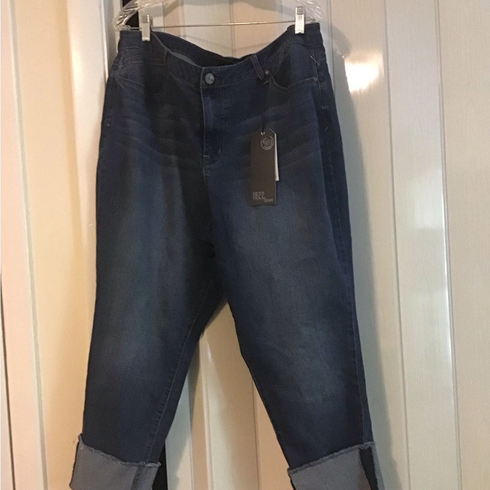 Taylor Dark Blue Boyfriend Jeans